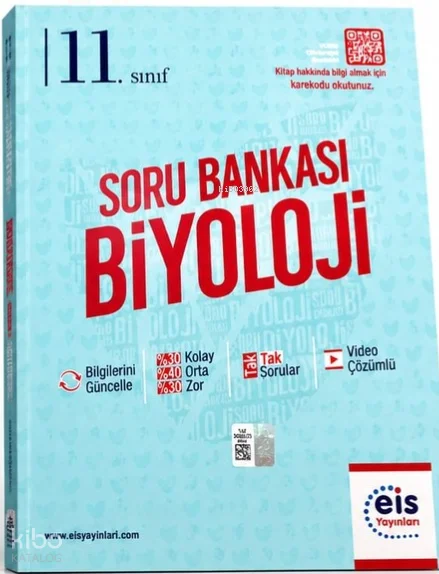 Eis Yayınları 11. Sınıf Biyoloji Soru Bankası