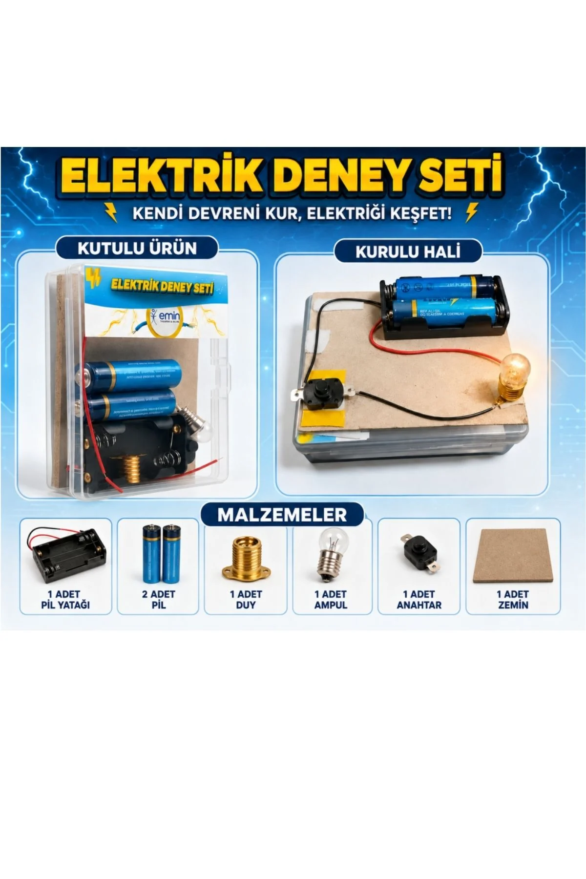 ELEKTRİK DENEY SETİ