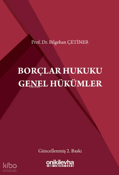 Borçlar Hukuku Genel Hükümler (Ciltli)