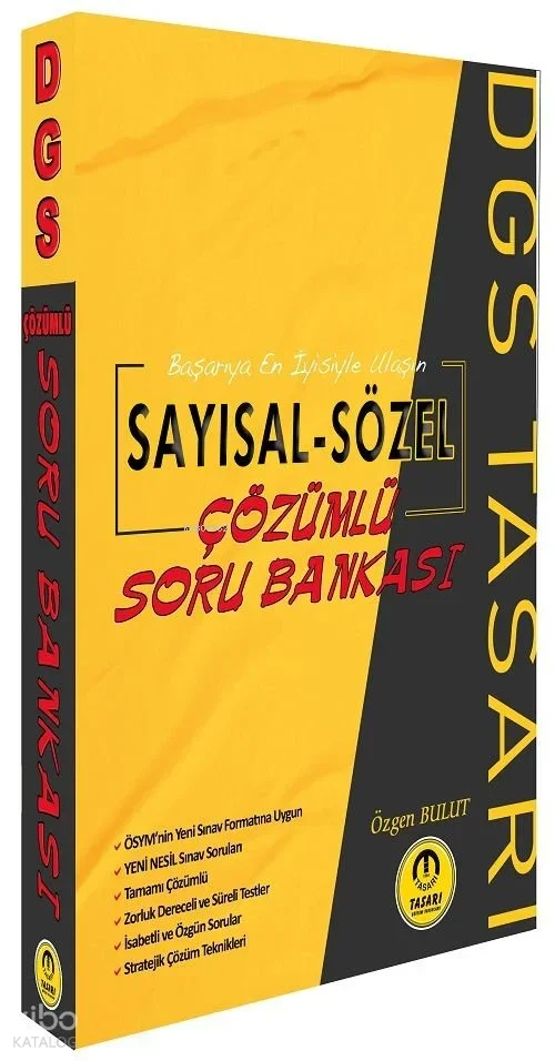Tasarı DGS Soru Bankası Çözümlü Tek Kitap