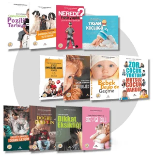 Bebeklikten Ergenliğe En Güncel Bilgilerle Çocuk Gelişimi ve Eğitimi Seti (12 Kitap)