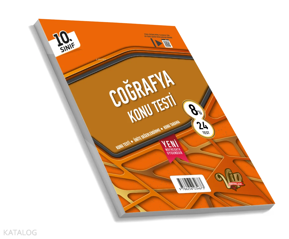 Vip 10. Sınıf Coğrafya Konu Testi (8 Öğrencilik)