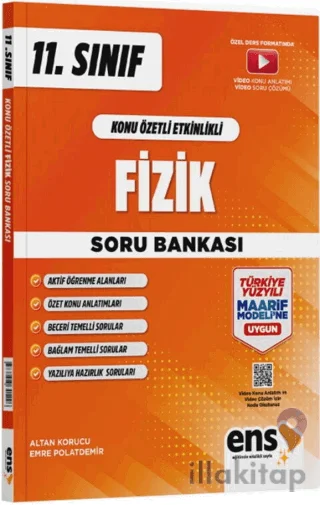 11. Sınıf Fizik Maarif Konu Özetli Etkinlikli Soru Bankası
