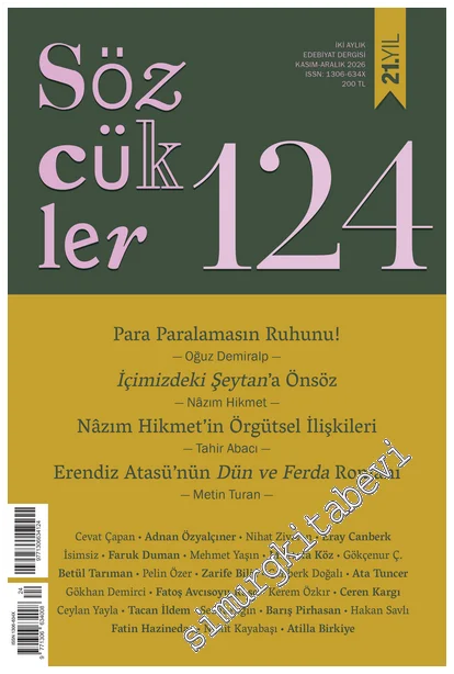 Sözcükler İki Aylık Edebiyat Dergisi - Sayı: 124       Kasım - Aralık 2026