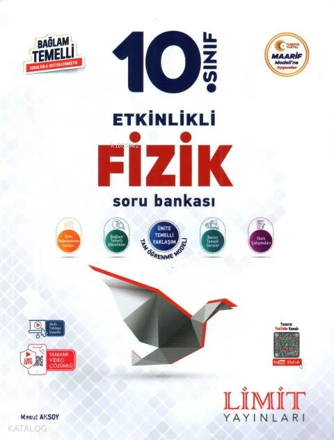 Limit Yayınları 10. Sınıf Fizik Etkinlikli Maarif Soru Bankası