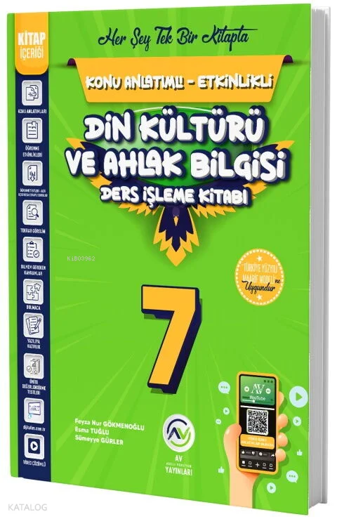 Av Yayınları 7. Sınıf Din Kültürü ve Ahlak Bilgisi Maarif Ders İşleme Kitabı