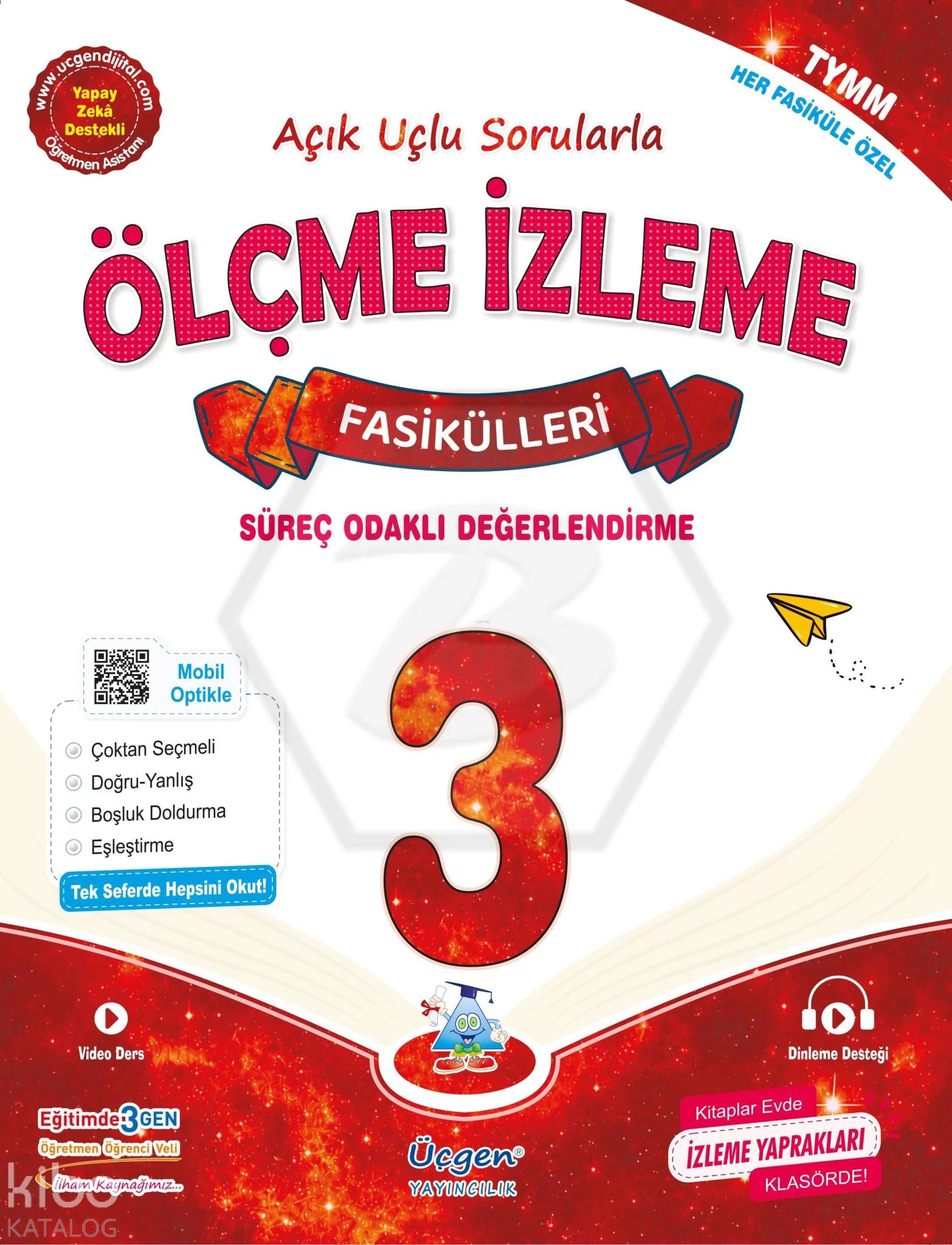 Üçgen Yayıncılık 3. Sınıf Açık Uçlu Sorularla - Ölçme ve İzleme Fasikülleri
