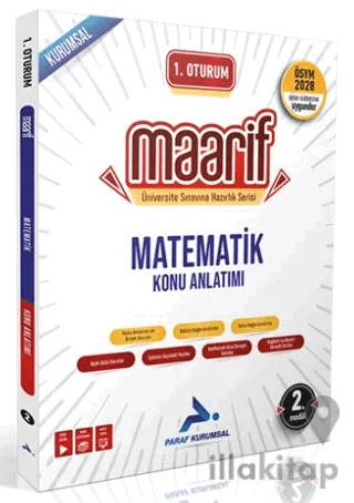 1. Oturum Maarif Matematik Konu Anlatımı 2. Kitap