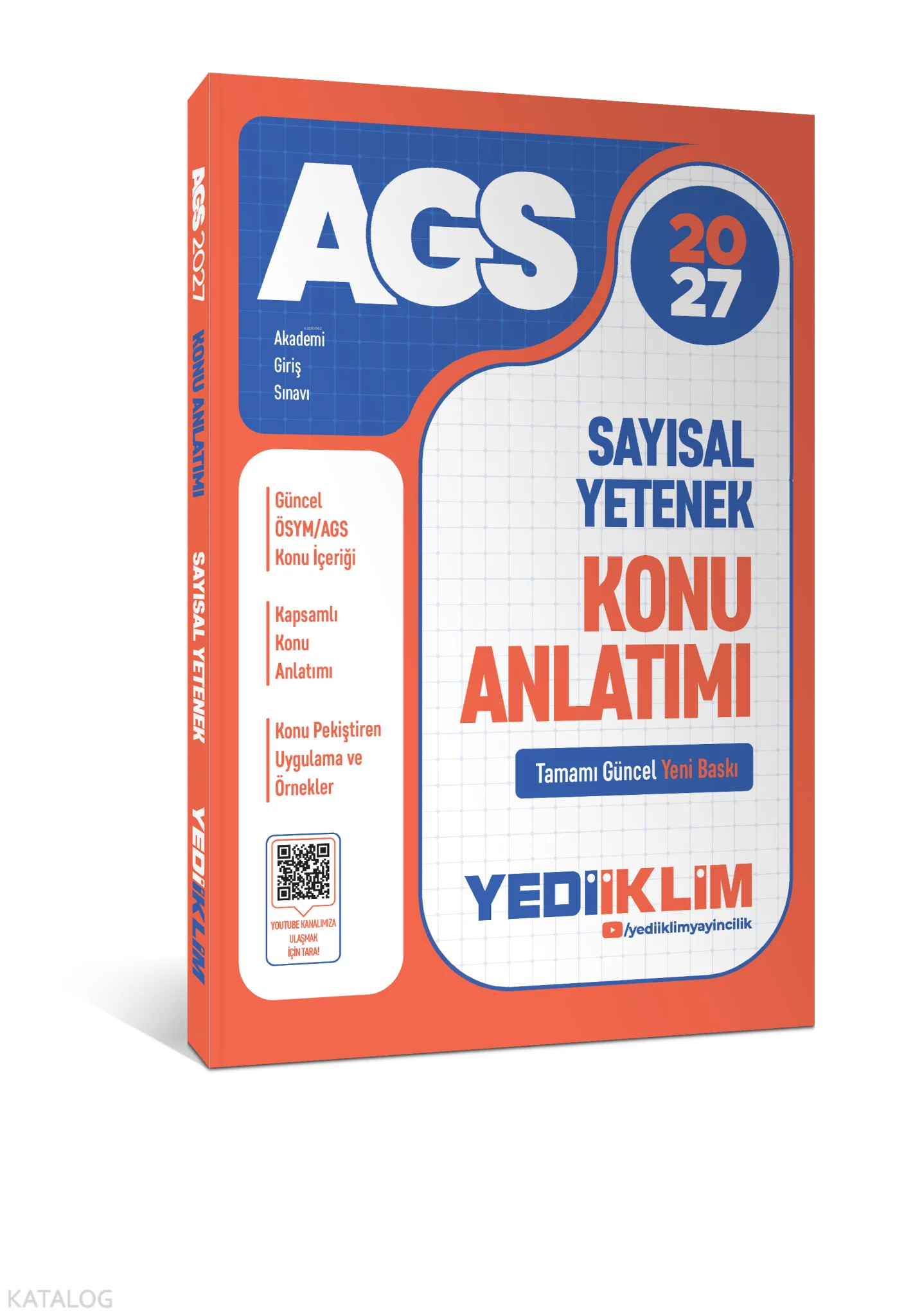 Yediiklim Yayınları 2027 MEB AGS Sayısal Yetenek Konu Anlatımı