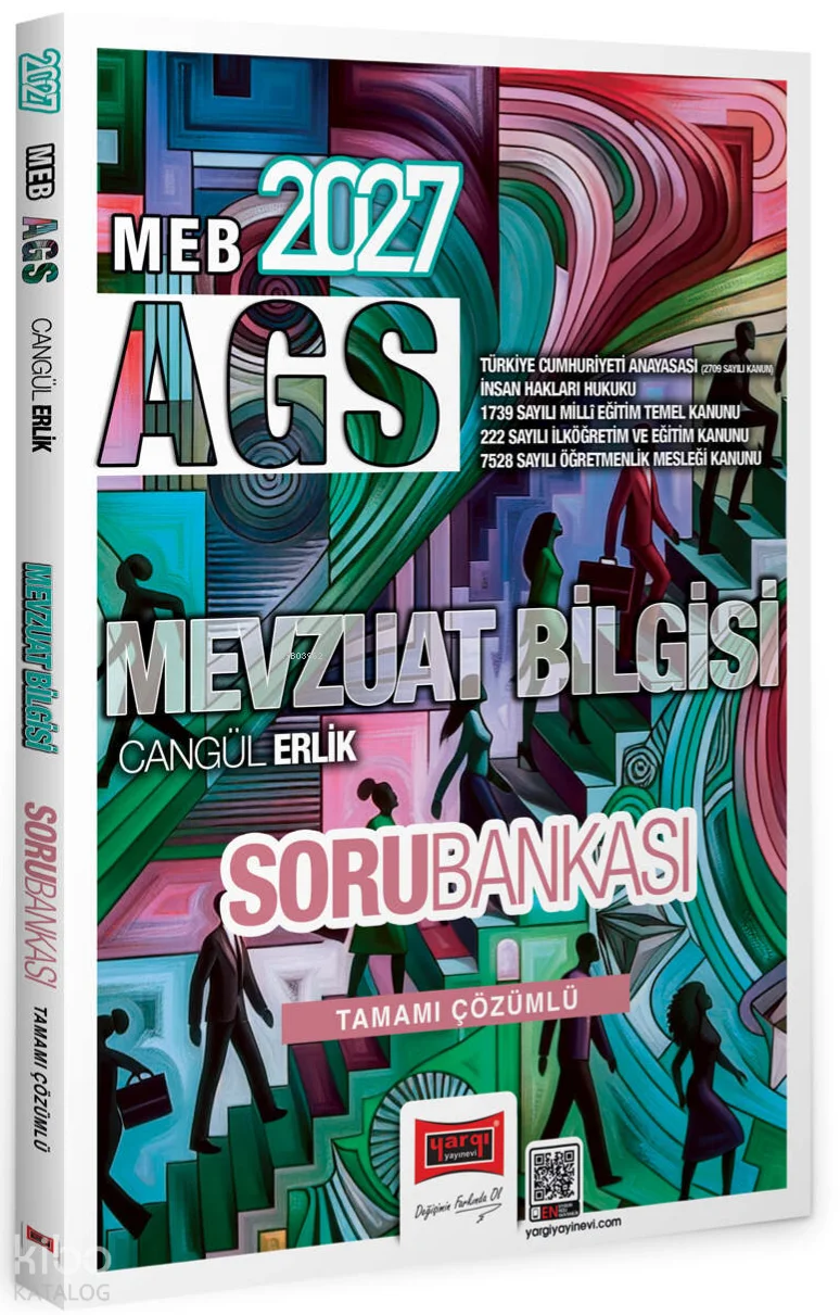 Yargı Yayınları 2027 MEB AGS Mevzuat Bilgisi Tamamı Çözümlü Soru Bankası