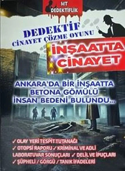 İnşaatta Cinayet - Dedektif Cinayet Çözme Oyunu