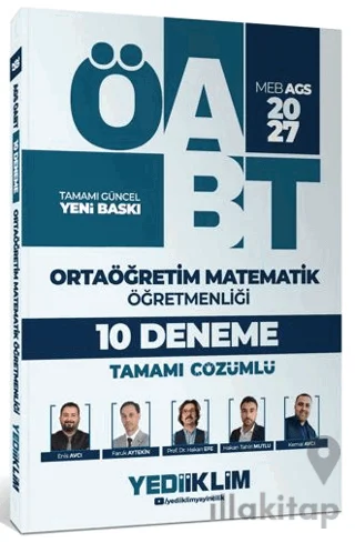 2027 MEB AGS ÖABT Ortaöğretim Matematik Öğretmenliği Tamamı Çözümlü 10 Deneme