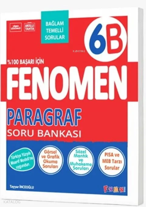 Fenomen 6. Sınıf Paragraf Soru Bankası (B)