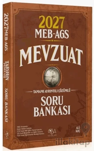 2027 MEB-AGS Mevzuat Soru Bankası Çözümlü