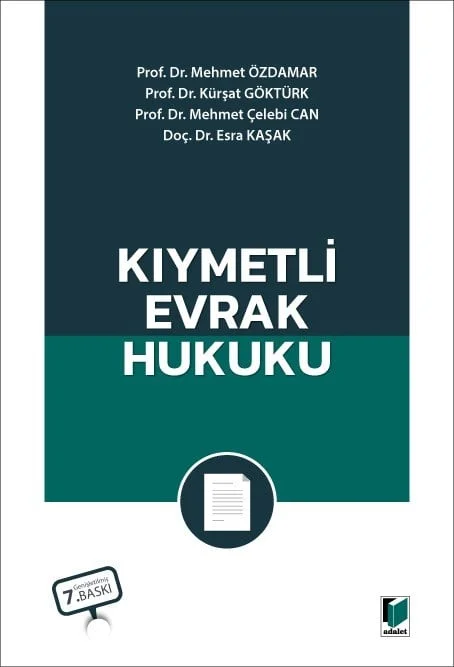 Kıymetli Evrak Hukuku