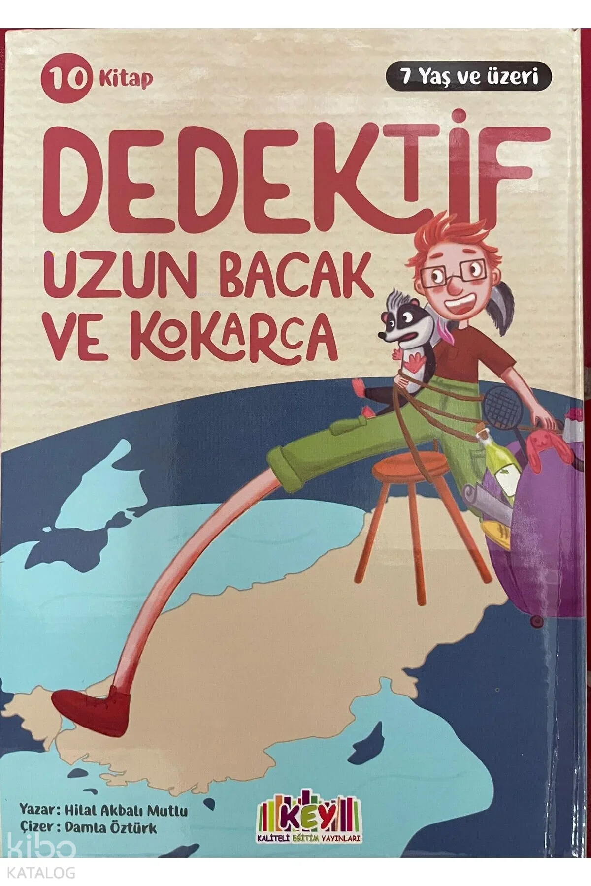 Kaliteli Eğitim Dedektif Uzun Bacak ve Kokarca Serisi (10 Kitap)