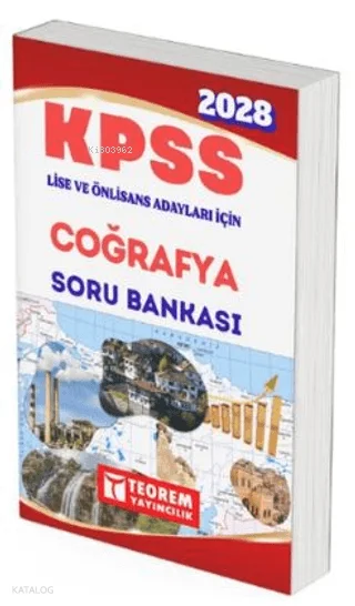 Teorem 2028 KPSS Lise Önlisans Coğrafya Soru Bankası