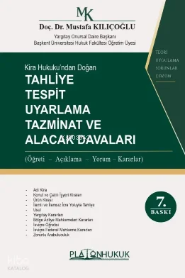 Kira Hukuku'ndan Doğan Tahliye Tespit Uyarlama Tazminat ve Alacak Davaları (Ciltli)
