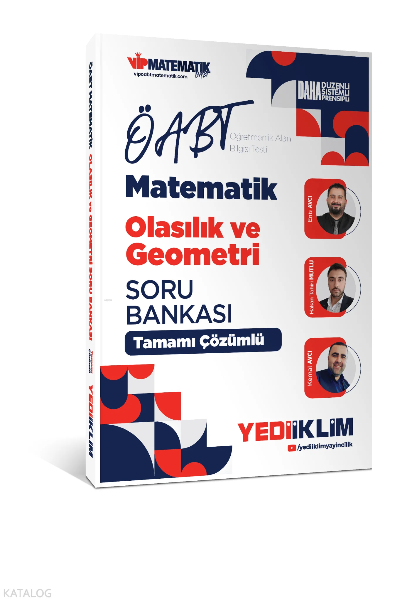Yediiklim Yayınları 2027 ÖABT Matematik Öğretmenliği  Olasılık ve Geometri  Tamamı Çözümlü Soru Bankası