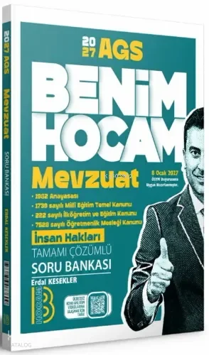 Benim Hocam 2027 AGS Mevzuat Tamamı Çözümlü Soru Bankası