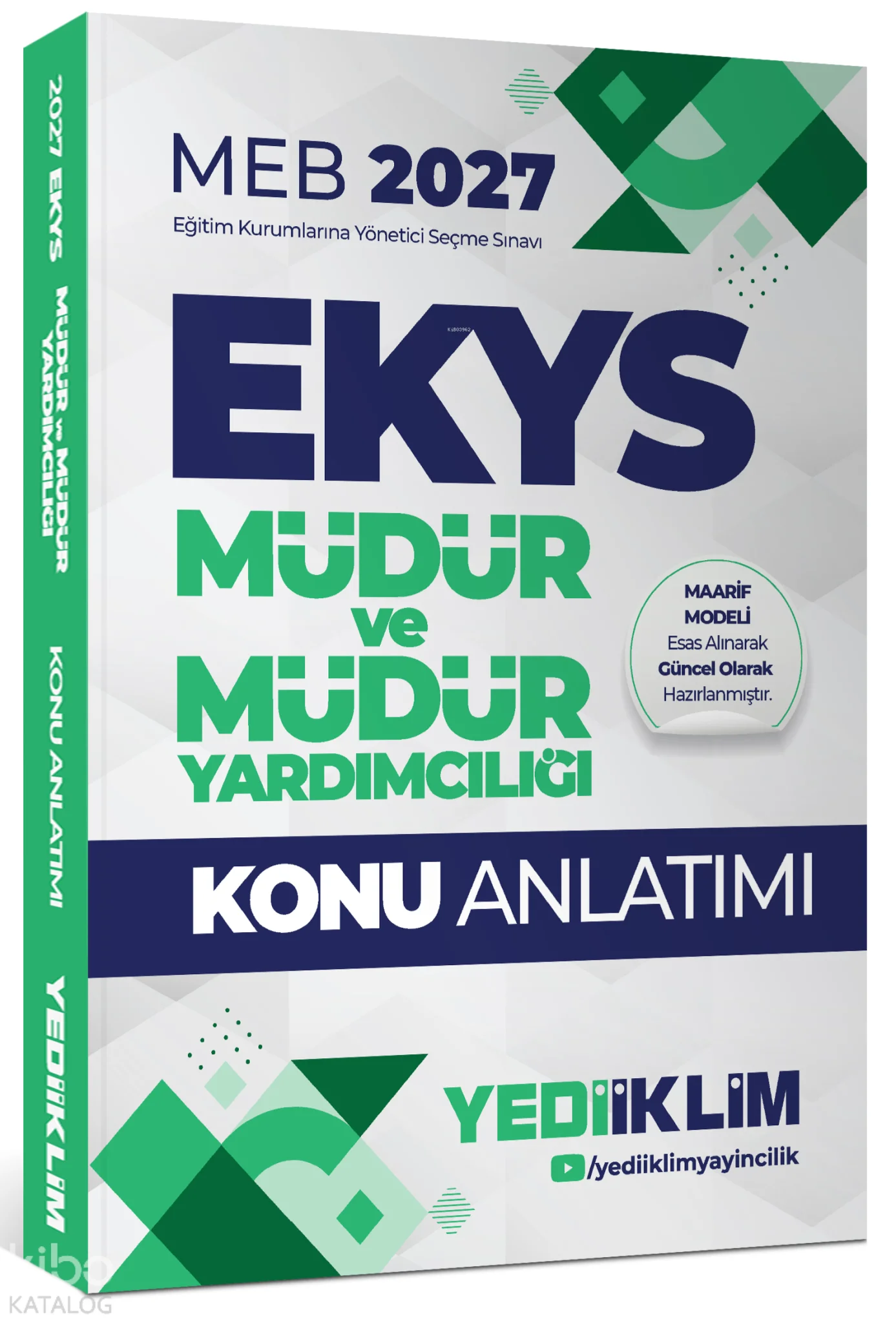 Yediiklim Yayınları 2027 MEB EKYS Müdür ve Müdür Yardımcılığı Konu Anlatımı