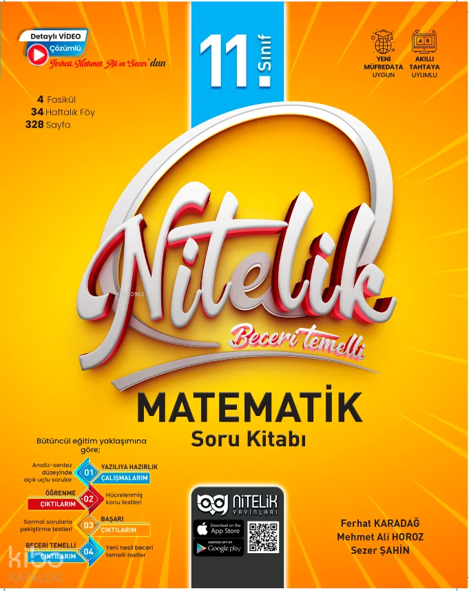 Nitelik 11. Sınıf Matematik Beceri Temelli Soru Kitabı