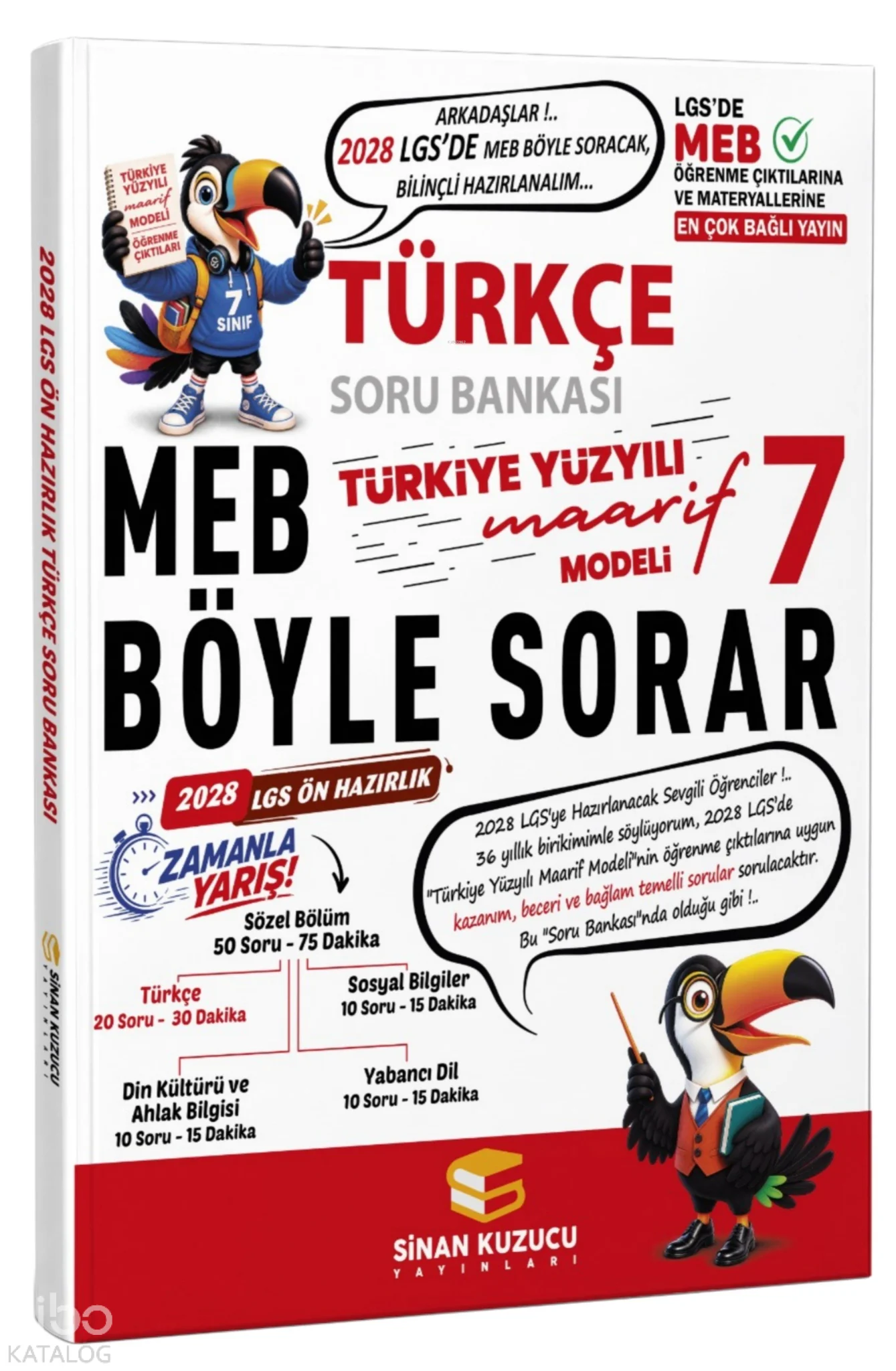 Sinan Kuzucu Yayınları 7. Sınıf Türkçe Soru Bankası
