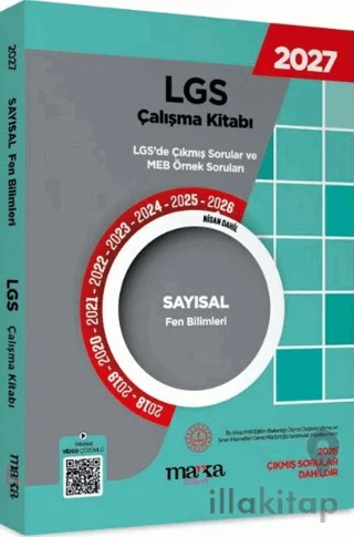 2027 MEB LGS Sayısal Fen Bilimleri Çalışma Kitabı Çıkmış Sorular ve Örnek Sorular