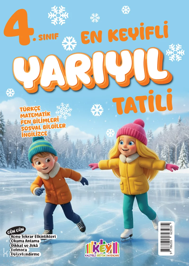 Kaliteli Eğitim 4. Sınıf En Keyifli Yarıyıl Tatil Seti (3 Kitap)