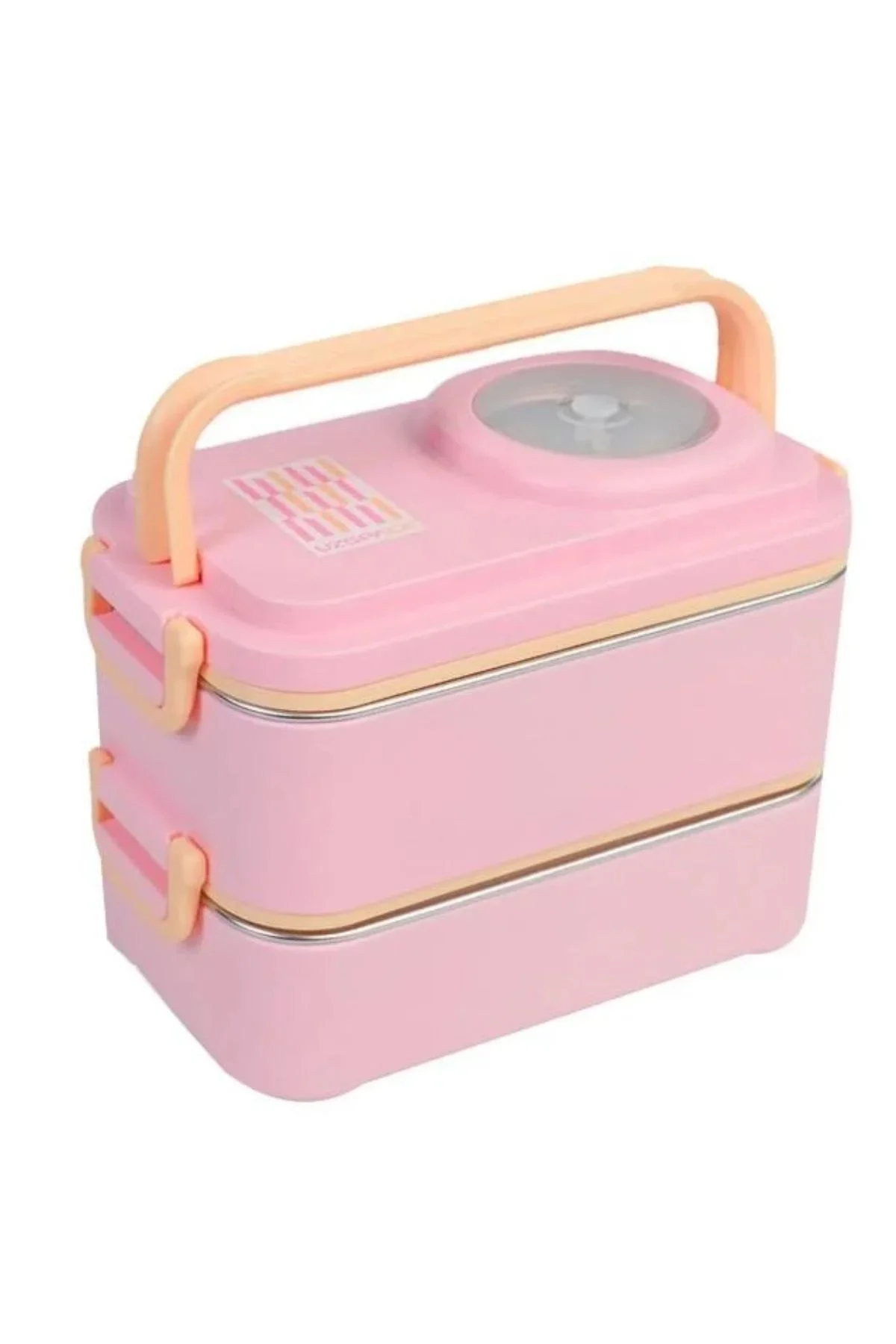 VAGON LİFE 1200 ML BESLENME KUTUSU PASLANMAZ ÇELİK 2 Lİ PEMBE 8023