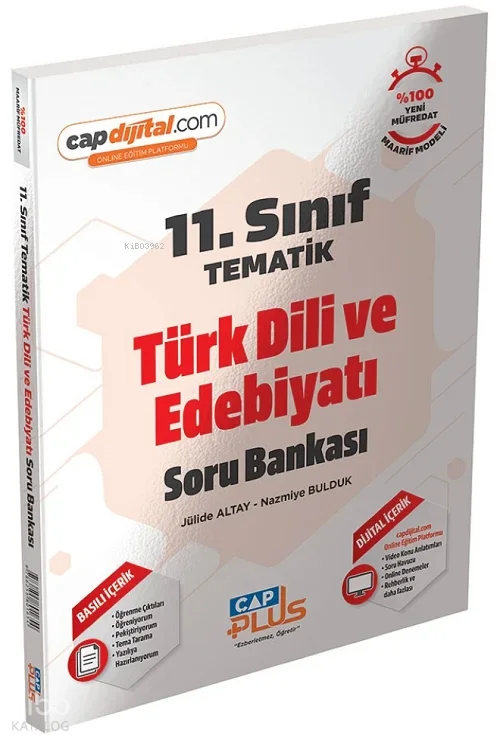 Çap Yayınları 11. Sınıf Türk Dili ve Edebiyatı Plus Tematik Soru Bankası