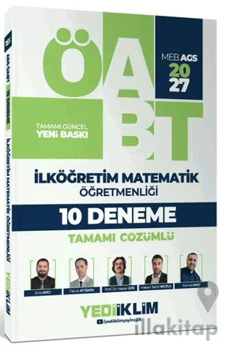 2027 MEB AGS ÖABT İlköğretim Matematik Öğretmenliği Tamamı Çözümlü 10 Deneme
