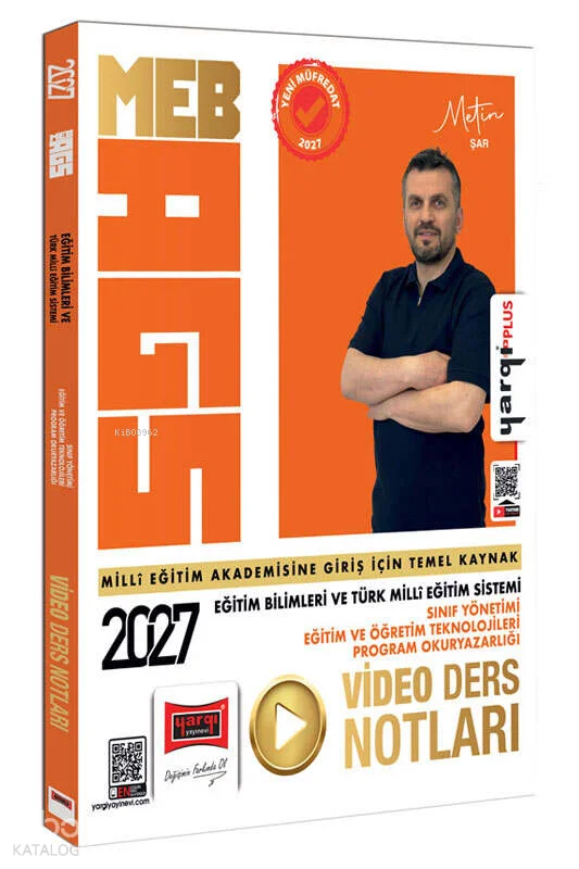 Yargı Yayınları MEB-AGS Eğitim Bilimleri ve Türk Milli Eğitim Sistemi Sınıf Yönetimi - Eğitim ve Öğretim Teknolojileri Program Okuryazarlığı Video Ders Notları