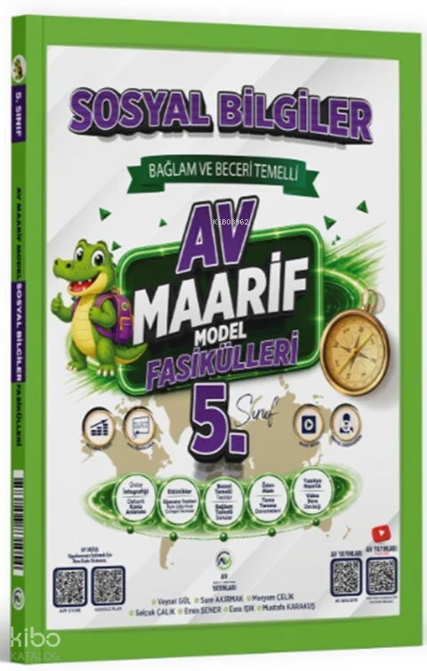 Av Yayınları 5. Sınıf Sosyal Bilgiler Maarif Model Fasikülleri