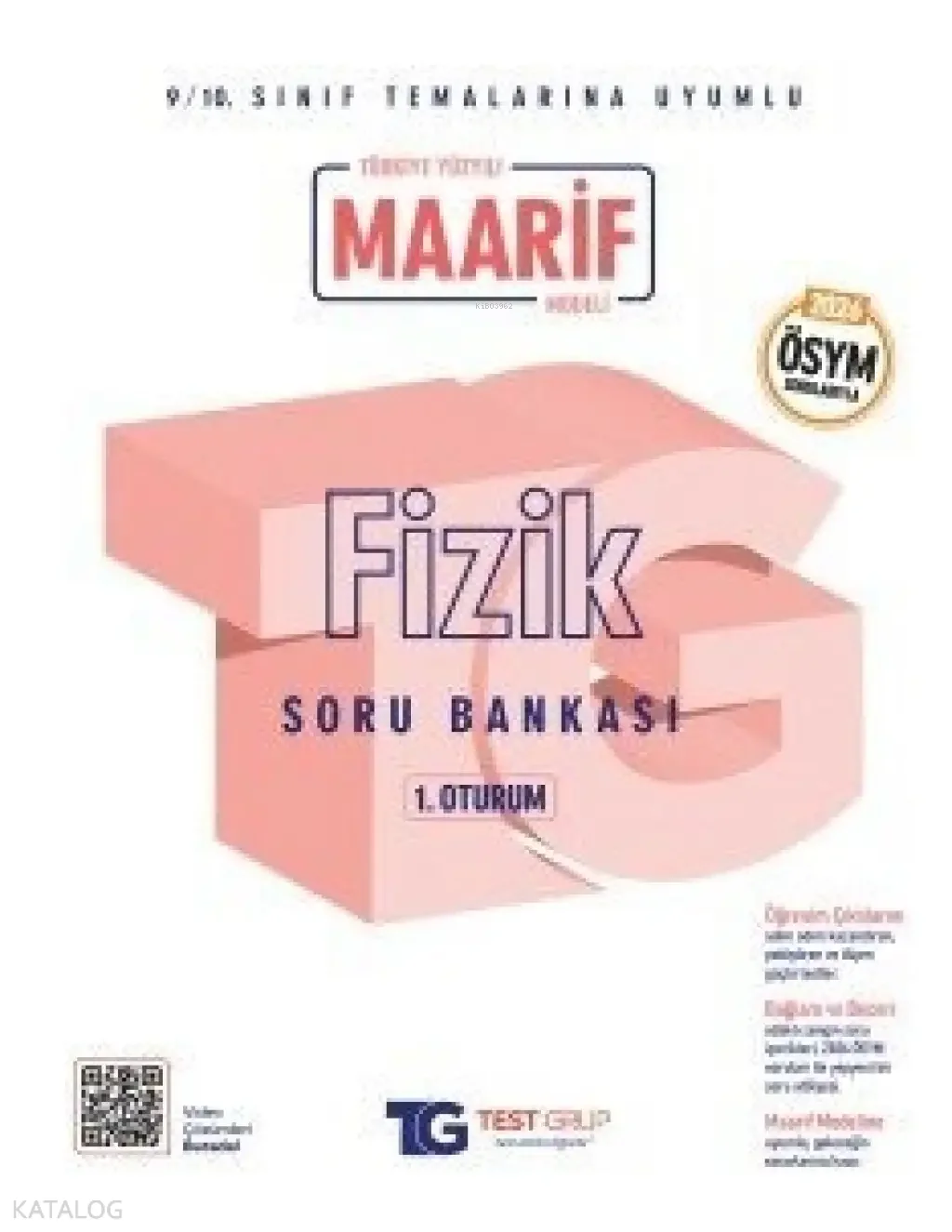 Test Grup 1. Oturum Maarif Fizik Soru Bankası