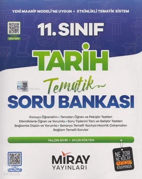 Miray Yayınları 11. Sınıf Tarih Tematik Konu Özetli Soru Bankası