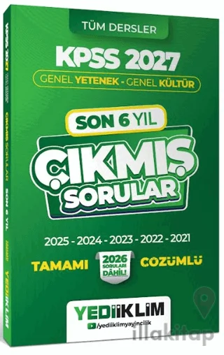 2027 KPSS Genel Yetenek Genel Kültür Son 6 Yıl Tamamı Çözümlü Çıkmış Sorular