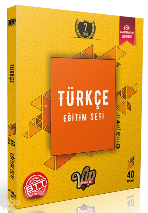 Vip 7. Sınıf Türkçe Eğitim Seti