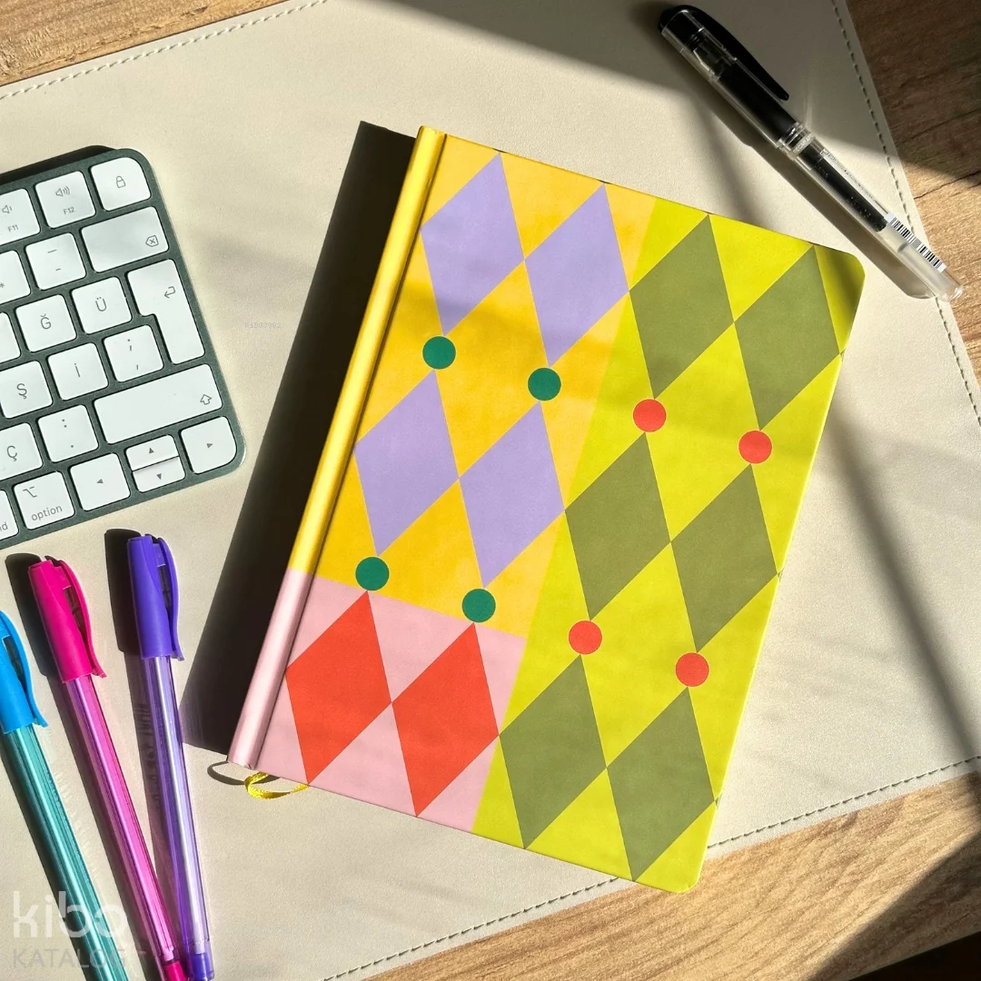 Karavan Çocuk Form:  Noktalı, Lüks, Ciltli Notebook