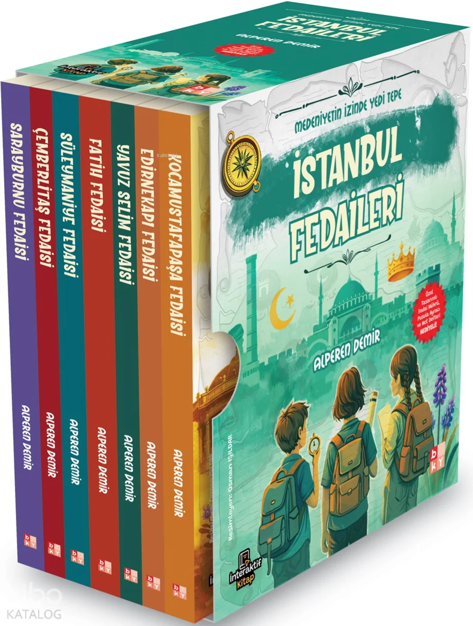 Medeniyetin İzinde Yedi Tepe İstanbul Fedaileri (7 Kitap Set)