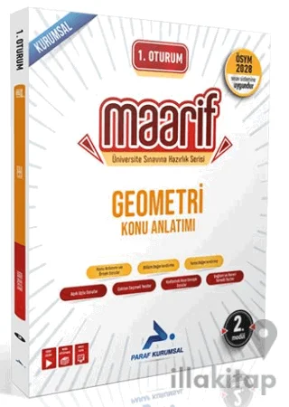 1. Oturum Maarif Geometri Konu Anlatımı 2. Kitap