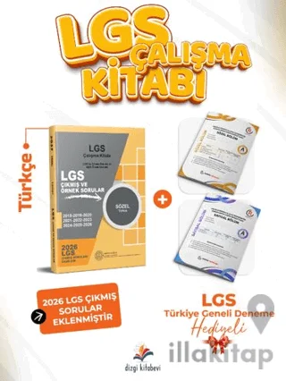 2027 MEB LGS Sözel Türkçe Çalışma Kitabı Çıkmış Sorular ve Örnek Sorular - LGS TG Deneme Hediyeli