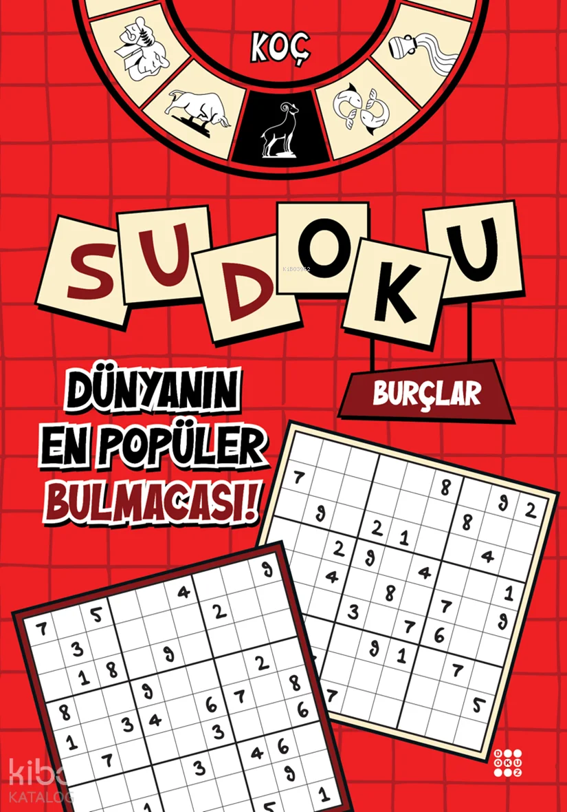 Burçlar Temalı Sudoku - Koç (Kalem Hediyeli)
