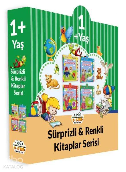 Sürprizli Renkli Kitaplar - 4 Kitap Set (1+Yaş)