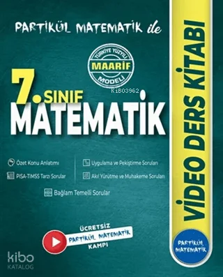 Partikül 7. Sınıf Matematik Maarif Modeli Video Ders Kitabı