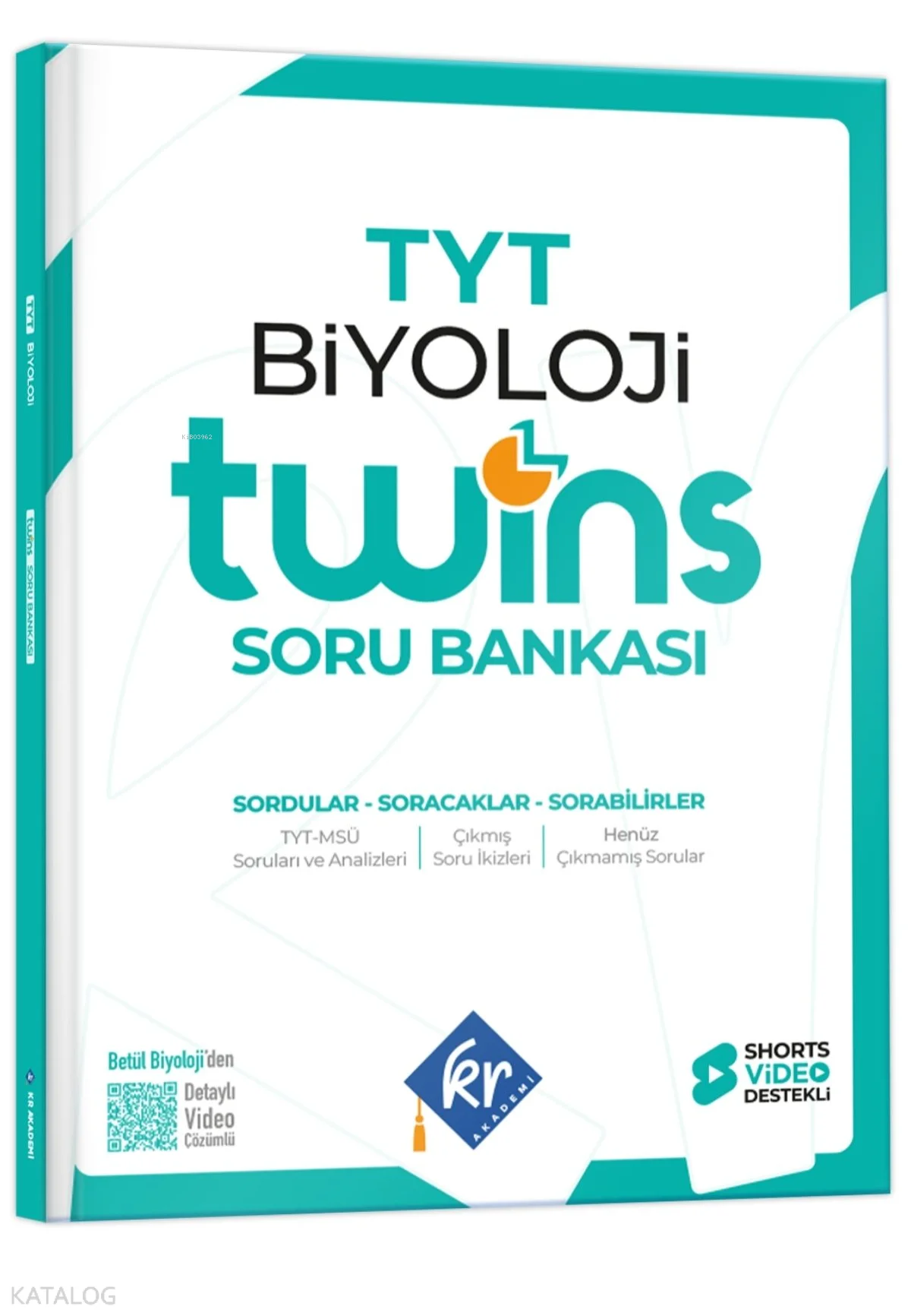 KR Akademi 2027 TYT Twins Biyoloji Soru Bankası ı