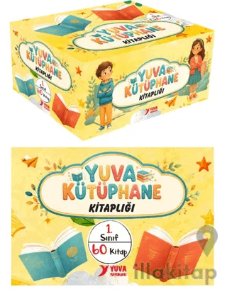 1. Sınıf Yuva Kütüphane Kitaplığı (60 Kitap)