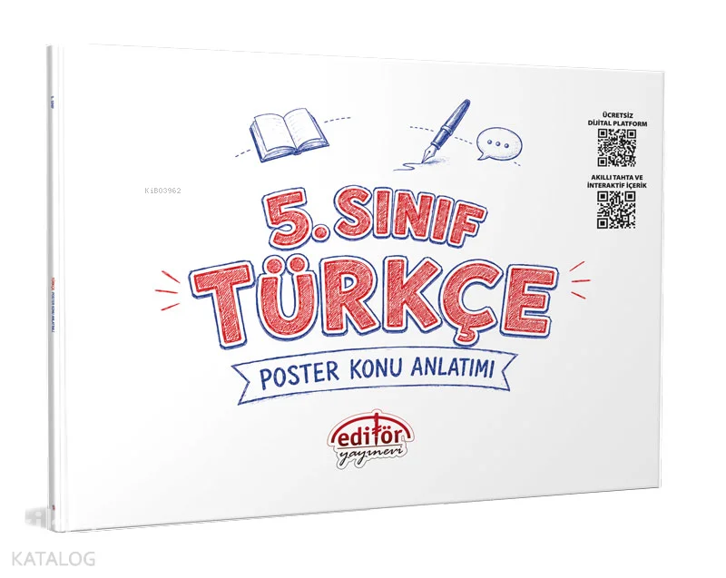 Editör Yayınları 5. Sınıf Türkçe Poster Konu Anlatımlı