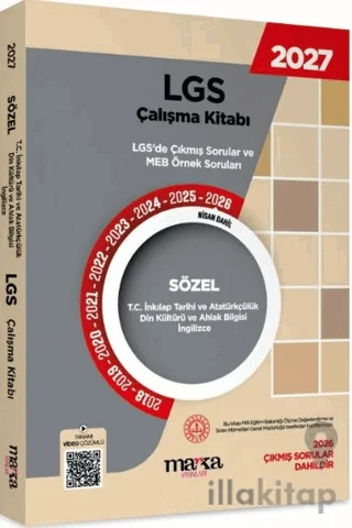 2027 MEB LGS Sözel İnkılap Tarihi Çalışma Kitabı Çıkmış Sorular ve Örnek Sorular