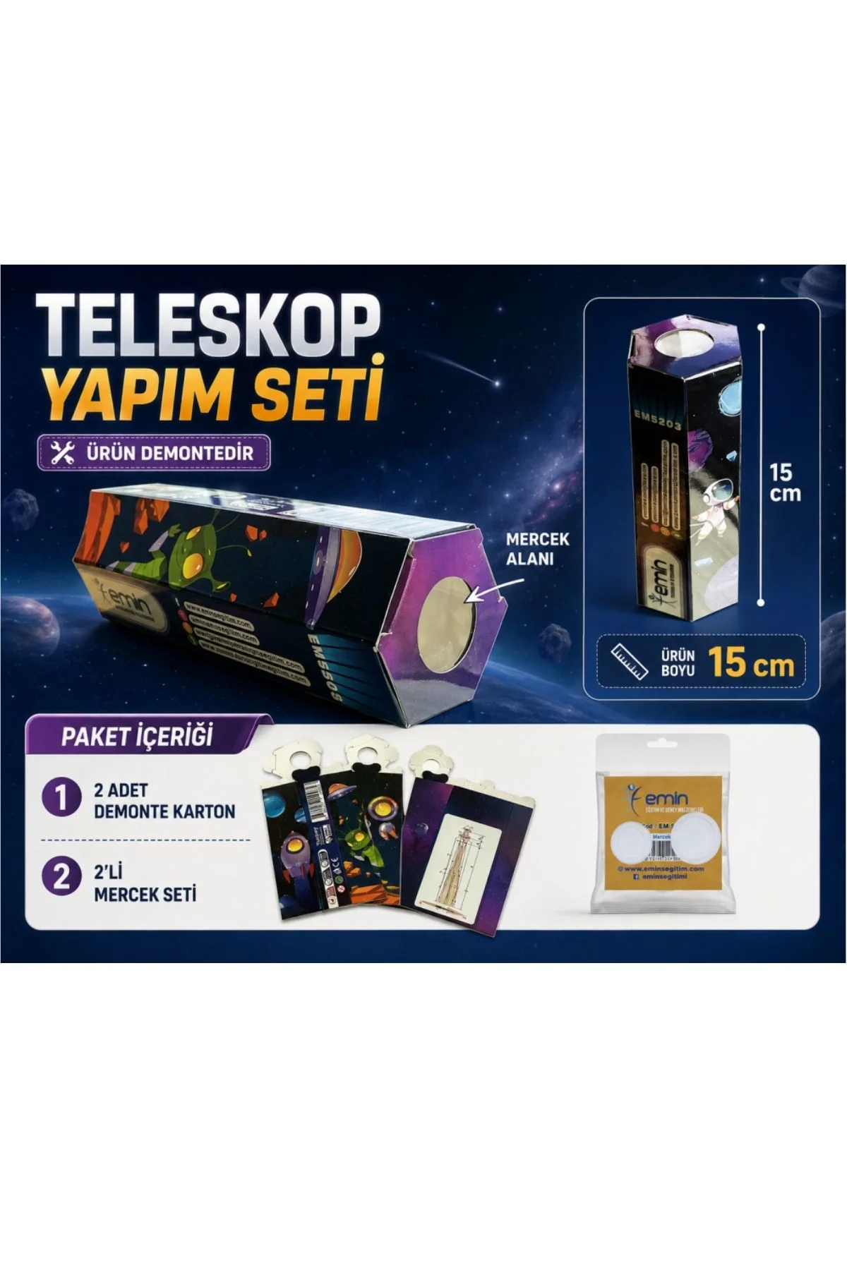 TELESKOP YAPIM SETİ